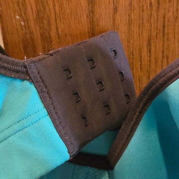 Victoria Secret Sports Bra 34C Underwire Teal Womens Deadstock Retro Vsx - Picture 11 of 16